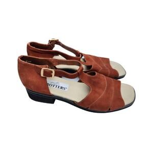 Suede Trotters sandals